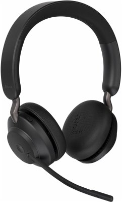 Jabra Evolve2 65 MS Stereo HeadsetEigenschaften: PC-Headset für Microsoft PlattformenAusstattung: FernbedienungIntegriertes MikrofonTragekomfort: On EarDurchmesser Treiber: 40 mmFrequenzgang Kopfhörer: 20 Hz bis 20 000 HzSchalldruckpegel: 117 dBRichtcharakteristik Mikrofon: UnidirektionalEmpfindlichkeit Mikrofon: -26 dBFrequenzgang Mikrofon: 100 Hz bis 8 000 HzKabelanschluss: USBAnschlüsse: 1x USB-CUSB-Funktion: Nur zum Laden des AkkusÜbertragungsprinzip: BluetoothMaximale Reichweite: 30 mKonnektivität: Bluetooth 5