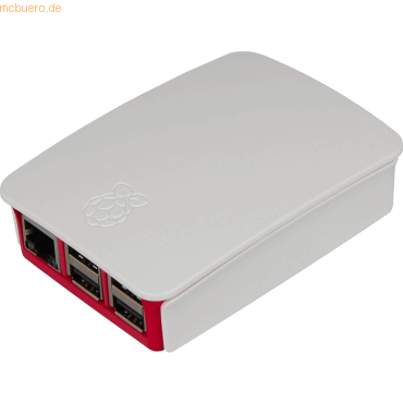 Das offizielle Raspberry Pi Case für den Raspberry Pi 3 Model B und B+.Schützen Sie Ihren Raspberry Pi mit diesem leicht anzubringendem Gehäuse vor Staub und Beschädigungen. Alle Anschlüsse und der GPIO Connector sind und bleiben frei zugänglich.> Produkttyp- Gehäuse- ear-Kategorie (ElektroG): irrelevant> Grundeigenschaften- Farbe: Rot