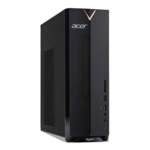 Der Acer Aspire XC-840 Desktop-PC bietet solide Leistung und Zuverlässigkeit in einem kompakten Design. Mit einem Intel Celeron N4505 Prozessor