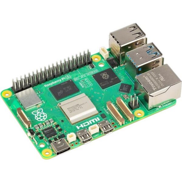 Der Raspberry Pi 5 mit 2 GB RAM bietet beeindruckende Leistung in einem kompakten Format. Ausgestattet mit einem 64-Bit Quad-Core ARM Cortex-A76 Prozessor und Broadcom VideoCore VII GPU