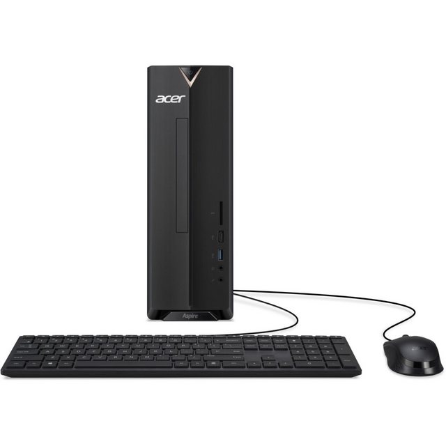 Der Acer Aspire XC-840 (DT.BH6EG.00A) Desktop-PC überzeugt durch sein platzsparendes Design und leistungsstarke Technik. Ausgestattet mit einem Intel Celeron N4505 und 8 GB Arbeitsspeicher