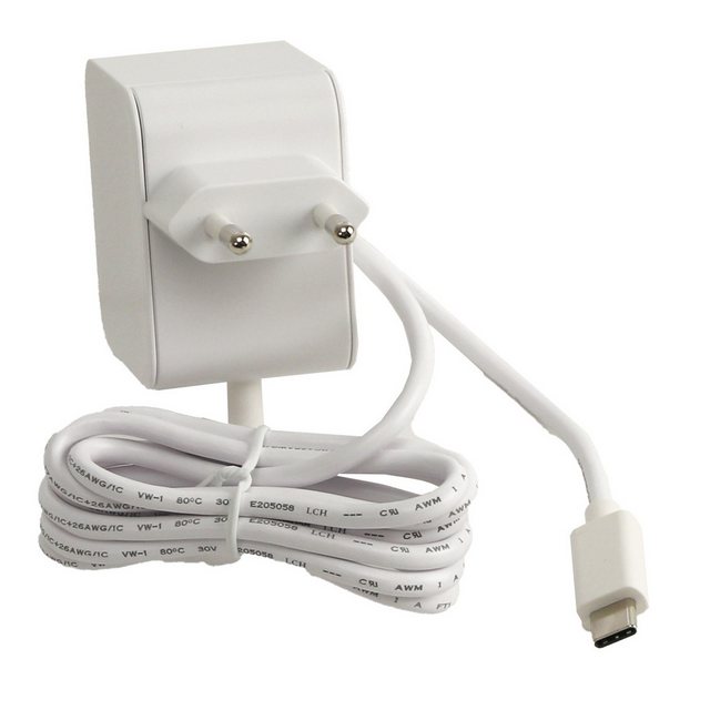 Offizielles Stecker-Schaltnetzteil für den Raspberry Pi 5 mit USB-C Ausgang.Dieses hocheffiziente 27 W Netzteil bietet Standard-PD (Power Delivery) mit 5 V/ 3 A