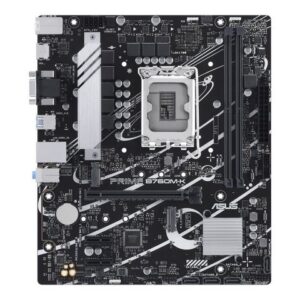 AllgemeinProdukttypMotherboard - micro ATXChipsatzIntel B760ProzessorsockelLGA1700-SockelMax. Anz. Prozessoren1Kompatible Prozessoren(unterstützt 12. und 13. Generation von Intel Core / Pentium Gold / Celeron)Unterstützter RAMMax. Größe96 GBTechnologieDDR5Bustakt5800 MHz (O.C.)