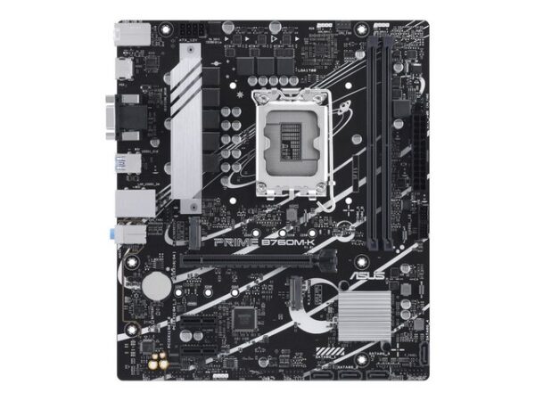 AllgemeinProdukttypMotherboard - micro ATXChipsatzIntel B760ProzessorsockelLGA1700-SockelMax. Anz. Prozessoren1Kompatible Prozessoren(unterstützt 12. und 13. Generation von Intel Core / Pentium Gold / Celeron)Unterstützter RAMMax. Größe96 GBTechnologieDDR5Bustakt5800 MHz (O.C.)