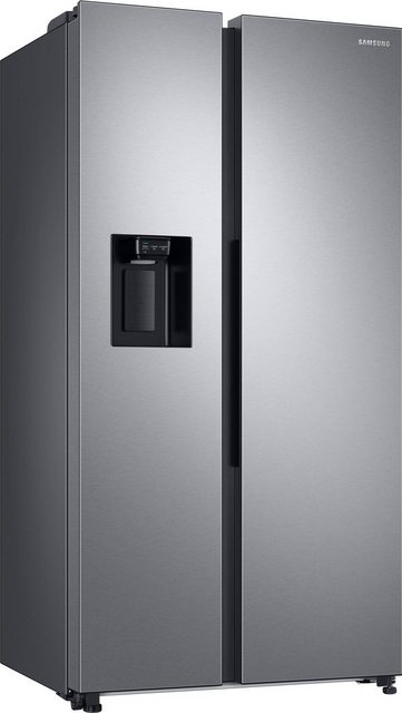 Der Side-by-Side Kühlschrank »RS6GA8532SL/EG« von SAMSUNG ist ein energiesparendes Gerät. Die Abmessungen des Side-by-Side Kühlschranks liegen bei 91