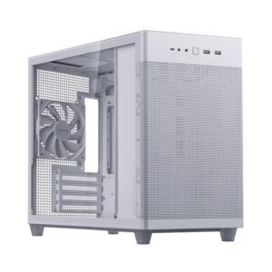 ASUS Prime AP201 Tempered Glass MicroATX Gehäuse weiß   (33 Liter