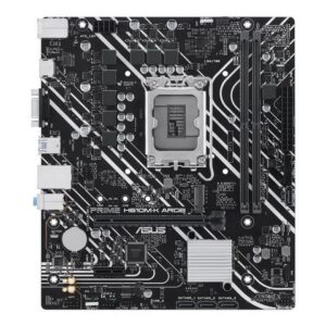 AllgemeinProdukttypMotherboard - micro ATXChipsatzIntel H610ProzessorsockelLGA1700-SockelMax. Anz. Prozessoren1Kompatible Prozessoren(unterstützt 12. und 13. Generation von Intel Core / Pentium Gold / Celeron)Unterstützter RAMMax. Größe96 GBTechnologieDDR5Bustakt4800 MHz