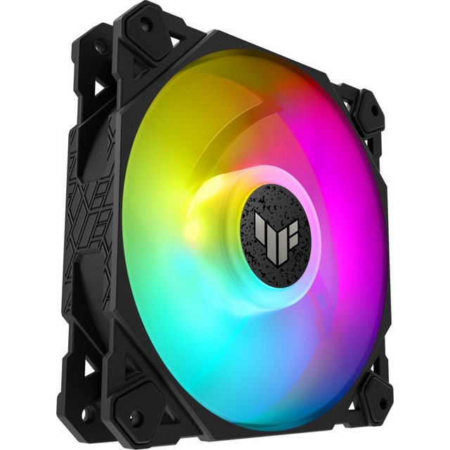 Der ASUS TUF Gaming TF120 ARGB-Gehäuselüfter bietet hohe Leistung und Langlebigkeit in den Farben des Regenbogens. Er bietet einen starken Luftstrom und einen niedrigen Geräuschpegel. Das fortschrittliche dynamische Gleitlager ermöglicht eine Betriebsdauer von bis zu 250.000 Stunden. Die PWM-Steuerung mit extrem breitem Drehzahlbereich ermöglicht eine optimale Kühlung für alle Arten von Workloads. Anti-Vibrations-Pads reduzieren das Lüftergeräusch