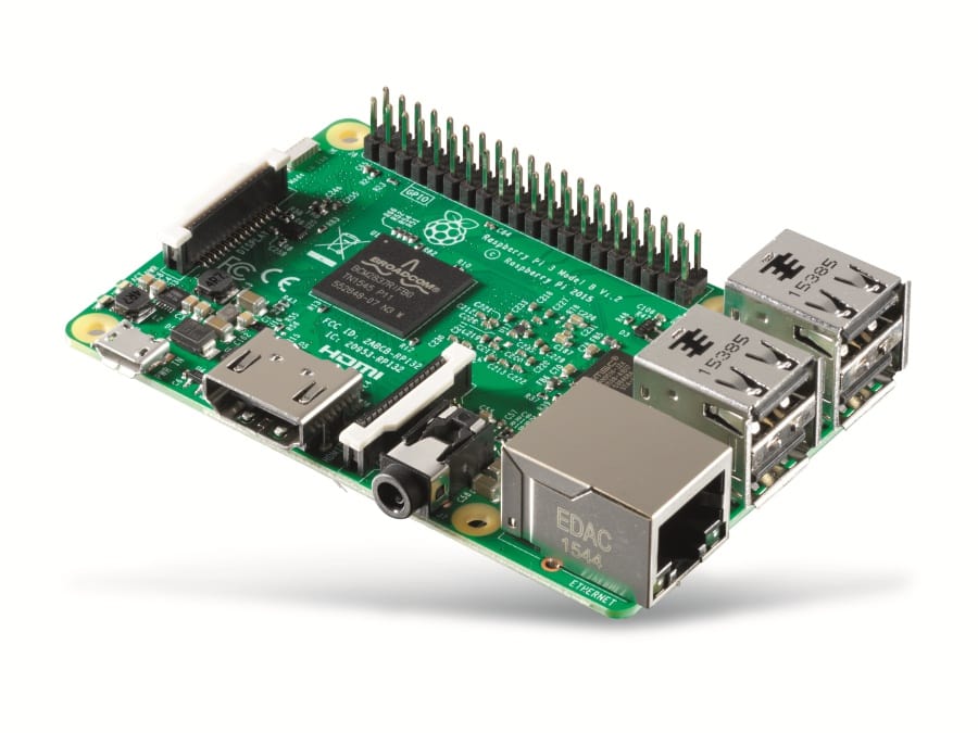 Die nächste Generation: Der neue Raspberry Pi 3 Model B ist schneller und leistungsfähiger als seine Vorgänger. Er basiert auf dem neuestem Broadcom 2837 64-bit ARMv8 Prozessor mit 1