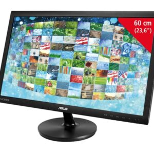 Eleganter FullHD LED-Widescreen-Monitor mit energiesparender LED-Hintergrundbeleuchtung