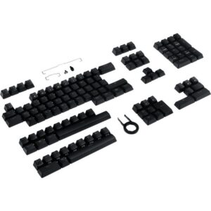 124 Stück Das ASUS ROG PBT Keycap-Set bieten Premium-Qualität und höchste Langlebigkeit. Die im Doubleshot-Verfahren hergestellte Tastenkappen mit der einzigartigen ROG-Legends-Beschriftung sorgen für eine stylische Beleuchtung und die optimierte Schafthöhe und das mittelhohes Profil reduzieren Tastenwackeln. Das ROG PBT Keycap-Set ist kompatibel mit den meisten Tastaturlayouts.