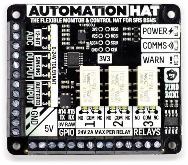 Automatisiere und überwache Deine Welt mit unserem ultimativen Multitalent von Raspberry Pi Hat! Wir haben in diesem Hausautomatisierungs- und -überwachungsboard eine Reihe von wunderbaren Features zusammengestellt. Mit Relais