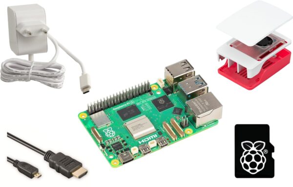 Entdecken Sie unser fantastisches Raspberry Pi 5 Starter Set! Mit einem leistungsstarken Raspberry Pi 5