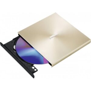 Der Asus SDRW-08U8M-U ZenDrive U8M in elegantem Gold ist ein externes DVD-Laufwerk