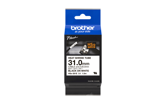 Kurzinfo: Brother HSe-261E - Schwarz auf Weiß - Rolle (3