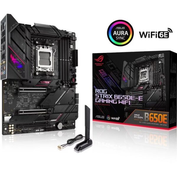 ASUS ROG Strix B650E-E Gaming WIFI – AM5 ATX Mainboard Das ASUS ROG Strix B650E-E Gaming WIFI ist ein leistungsstarkes ATX-Mainboard