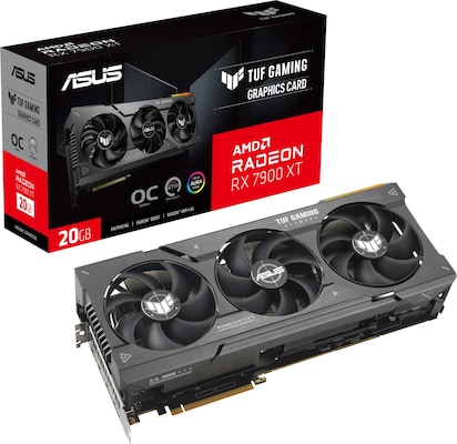 Chipsatz: AMD Radeon RX 7900XT / Speicher; 20 GB GDDR6 / Chiptakt: MHz / Boost: 2535 MHz / Stromanschluss: 3x 8-Pin / Leistungsaufnahme: 315 Watt