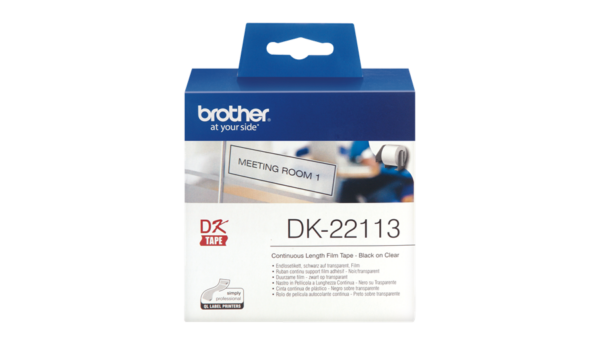 Kurzinfo: Brother DK-22113 - Folie / Film - klar - Roll (6.2 cm x 15.2 m) Gruppe Druckerverbrauchsmaterial Hersteller Brother Hersteller Art. Nr. DK-22113 Modell DK-22113 EAN/UPC 4977766628235 Produktbeschreibung: Brother DK-22113 - Folie / Film Medientyp Folie / Film Mediengröße Roll (6.2 cm x 15.2 m) Drucktechnologie Direkt thermisch Medienfarbe Klar Ausführliche Details Media Medientyp Folie / Film Mediengrößen Roll (6.2 cm x 15.2 m) Drucktechnologie Direkt thermisch Medienfarbe Klar