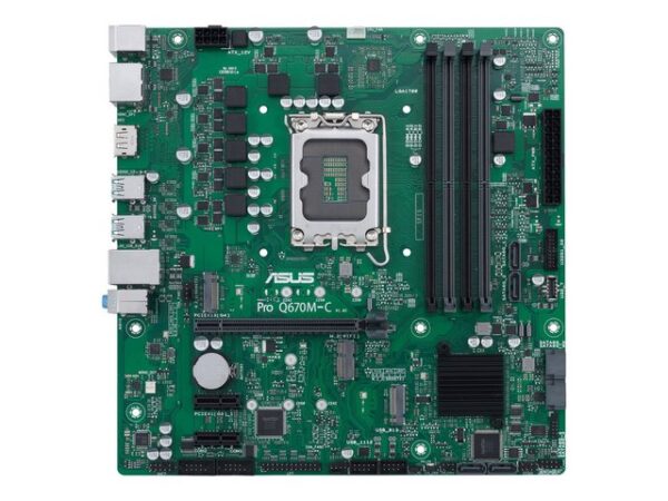 AllgemeinProdukttypMotherboard - micro ATXChipsatzIntel Q670ProzessorsockelLGA1700-SockelMax. Anz. Prozessoren1Kompatible Prozessoren(unterstützt 12. und 13. Generation von Intel Core / Pentium Gold / Celeron)Unterstützter RAMMax. Größe192 GBTechnologieDDR5Bustakt4800 MHz