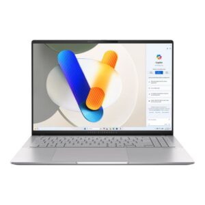 Erleben Sie beeindruckende Leistung und herausragende Bildqualität mit dem ASUS Vivobook S 16 OLED in Cool Silver. Dieses schlanke und elegante Notebook bietet alles