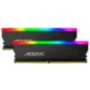 AORUS RGB Das GIGABYTE GP-ARS16G37D ist ein Kit aus zwei 8-GB-DDR4-3733-Speichermodulen (PC4-29800) aus der AORUS RGB Serie. Die Gesamtkapazität beträgt 16 GB. Die Module unterstützen ein Timing von 20-19-19-43 bei 3733 MHz und benötigen 1