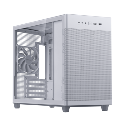 MicroATX Formfaktor / 33 Liter Fassungsvermögen / Bis zu 360mm Radiatoren & 6 Lüfter / Mesh-Filter Panels & Seitenteil aus Glas / 1x USB 3.2 Gen 2 Type-C