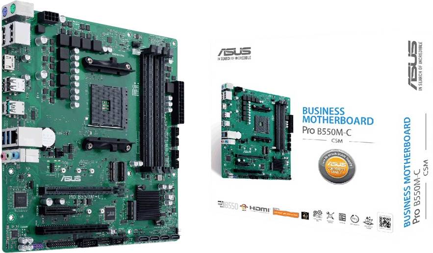 - Multimedia-Technik Mainboards AMD Mainboards AMD - MB ASUS PRO B550M-C/CSM                  (AMD