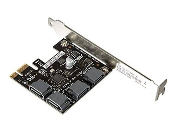 - Multimedia-Technik Mainboardzubehör  - ASUS PCIE To 4 SATA CARD-SI