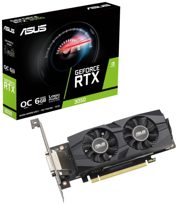 - Multimedia-Technik Grafikkarten NVIDIA  - ASUS RTX3050-O6G-LP-BRK 6GB GDDR6 HDMI DP