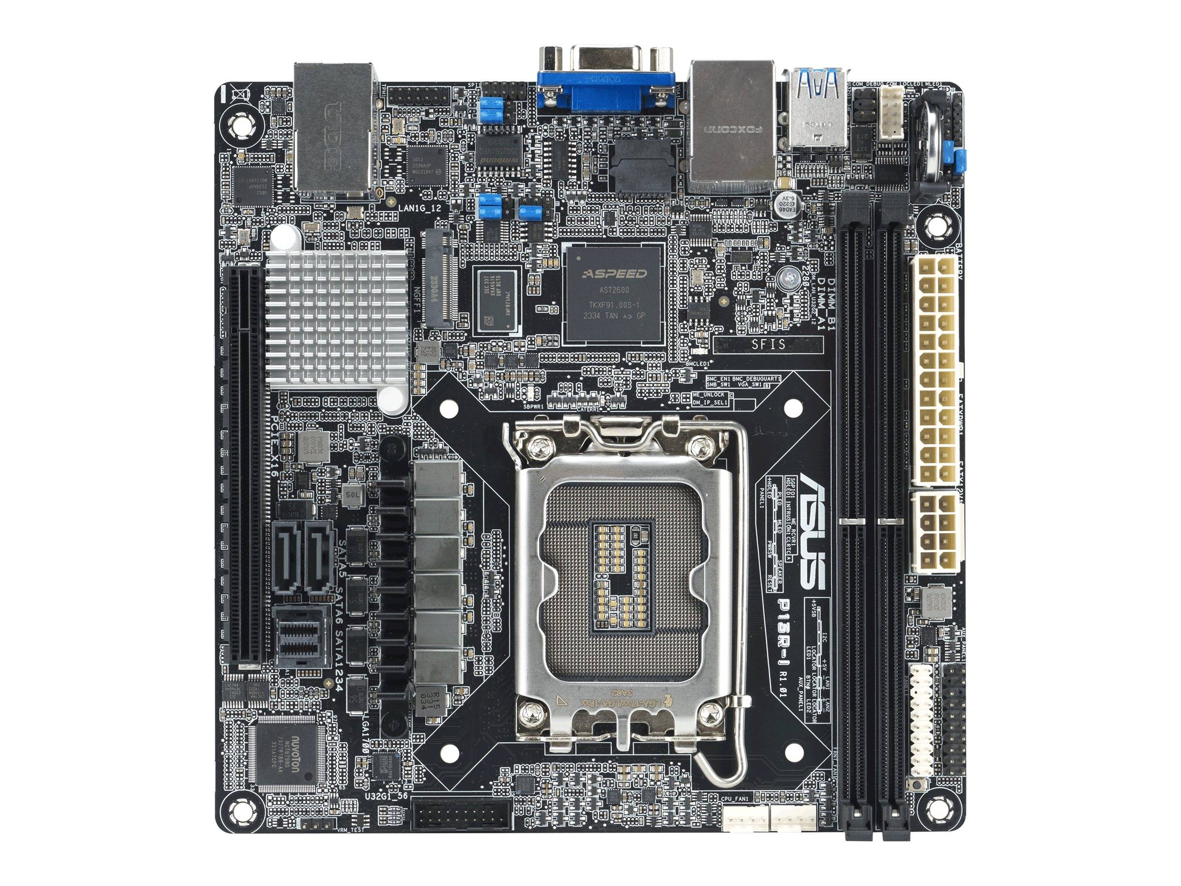 - Multimedia-Technik Mainboards Server  - ASUS P13R-I         mini ITX  1x LGA 1700 DDR5  2x1G