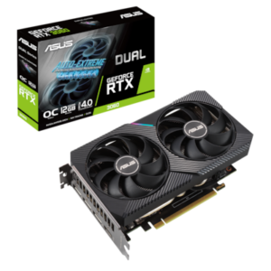 Chipsatz: NVIDIA GeForce RTX 3060 / Speicher; 12 GB GDDR6 / Chiptakt: 1320 MHz / Boost: 1867 MHz / Stromanschluss: 1x 8-Pin / Leistungsaufnahme: 170 Watt