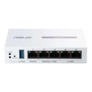 5-Port Gigabit VPN Router / 1x Gbit WAN Port / 2x Gbit LAN/WAN Port / 2x Gbit LAN Port / 1x USB 3.0 Schnittstelle