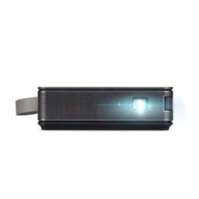 • mobiler LED Projektor mit Akku und Smart-TV • Auflösung: 854 x 480Fpx 800 ANSI Lumen