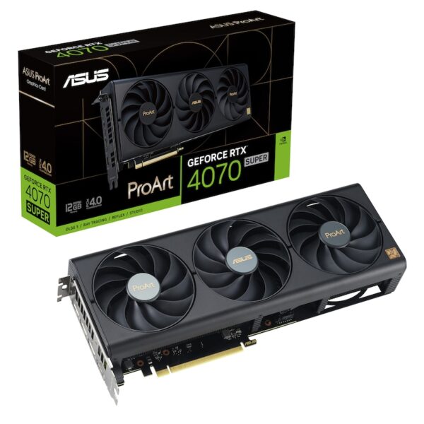 • NVIDIA GeForce RTX 4070 Super • 12 GB GDDR6X-RAM (192 bit Speicherinterface) • Core/Memorytakt: 1980 (Boost: 2475) MHz • 1x HDMI