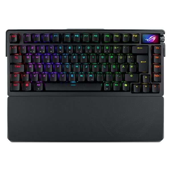 • Positionierungsplatte aus Kohlefaser / 75% Gaming Tastatur • Vollfarbiger OLED-Touchscreen • Tri-Mode-Verbindung: Verbinde dich mit Bluetooth & 2