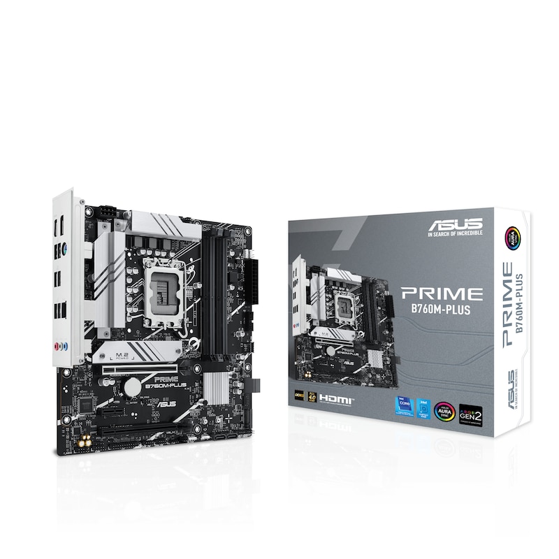 • mATX Mainboard mit Sockel Intel 1700 für Intel Core 13. Generation-CPU • Intel B760-Chipsatz