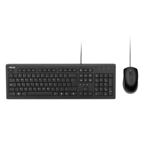 • Keyboard und Maus Set • Kabelgebunden USB 2.0 • Abtastung (Maus) LED-rot/IR 1000dpi • 4 Multimediatasten