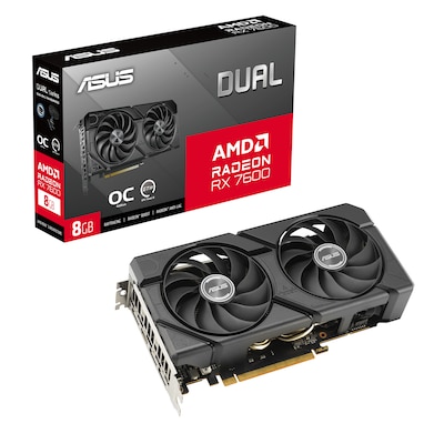 • AMD Radeon 7600 • 16 GB GDDR6-RAM ( Speicherinterface) • Core/Memorytakt: 2280 (Boost: 2695) MHz • 1x HDMI