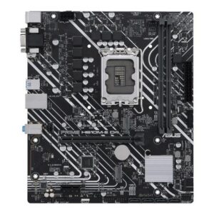 AllgemeinProdukttypMotherboard - micro ATXChipsatzIntel H610ProzessorsockelLGA1700-SockelMax. Anz. Prozessoren1Kompatible Prozessoren(unterstützt 12. und 13. Generation von Intel Core / Pentium Gold / Celeron)Unterstützter RAMMax. Größe64 GBTechnologieDDR4Bustakt2400 MHz