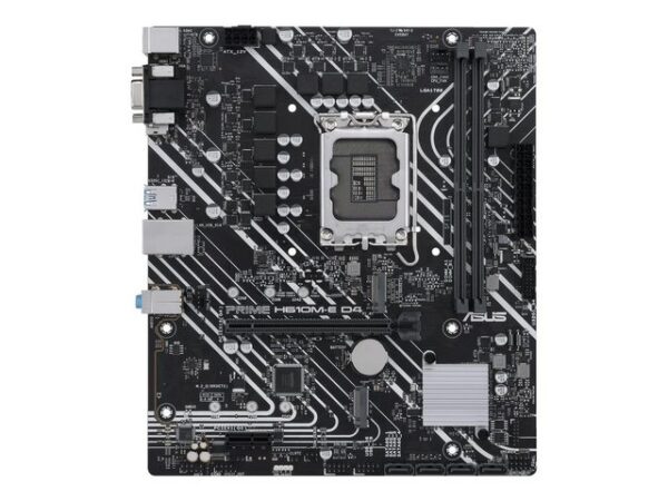 AllgemeinProdukttypMotherboard - micro ATXChipsatzIntel H610ProzessorsockelLGA1700-SockelMax. Anz. Prozessoren1Kompatible Prozessoren(unterstützt 12. und 13. Generation von Intel Core / Pentium Gold / Celeron)Unterstützter RAMMax. Größe64 GBTechnologieDDR4Bustakt2400 MHz