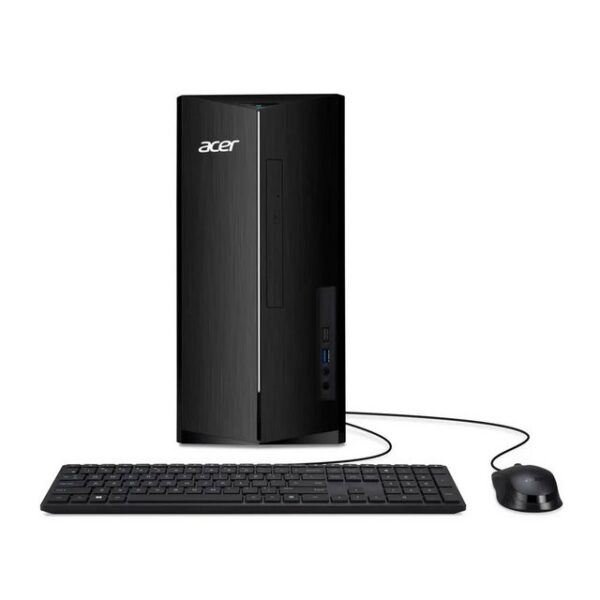 Der Acer Aspire TC-1785 Desktop-PC vereint leistungsstarke Hardware und elegantes Design in einem schwarzen Gehäuse. Ausgestattet mit einem Intel Core i7-14700 Prozessor