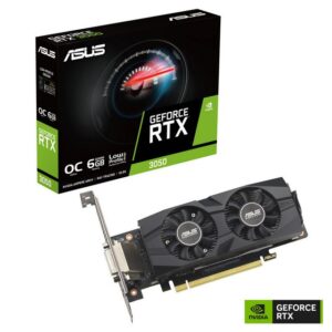 ProzessorGrafikprozessorenfamilie: NVIDIAGPU: GeForce RTX 3050Maximale Auflösung: 7680 x 4320 PixelCUDA: JaParallele Verarbeitungstechnologie: Nicht unterstütztCUDA-Kerne: 2304Prozessor-Boost-Taktfrequenz: 1507 MHzProzessor-Boost-Taktfrequenz (OC-Modus): 1537 MHzMaximale Displays pro Videokarte: 3SpeicherSeparater Grafik-Adapterspeicher: 6 GBGrafikkartenspeichertyp: GDDR6Breite der Speicherschnittstelle: 96 BitDatenübertragungsrate: 14 Gbit/sAnschlüsse und SchnittstellenSchnittstelle: PCI Express 4.0Anzahl HDMI-Anschlüsse: 1Anzahl DVI-D-Anschlüsse: 1Anzahl DisplayPort Anschlüsse: 1HDMI-Version: 2.1DisplayPorts-Version: 1.4aGewicht und AbmessungenGewicht: 325 gTiefe: 69 mmHöhe: 40 mmBreite: 182 mmEnergieMin. Systemstromversogung: 450 WVerpackungsdatenBetriebsanleitung: JaVerpackungsbreite: 300 mmVerpackungstiefe: 218 mmVerpackungshöhe: 55 mmPaketgewicht: 648 gVerpackungsart: BoxDesignKühlung: AktivAnzahl Lüfter: 2 LüfterAnzahl Slots: 2Produktfarbe: SchwarzLeistungenTV Tuner integriert: NeinOpenGL-Version: 4.6Dual-Link-DVI: NeinHDCP: JaHDCP-Version: 2.3