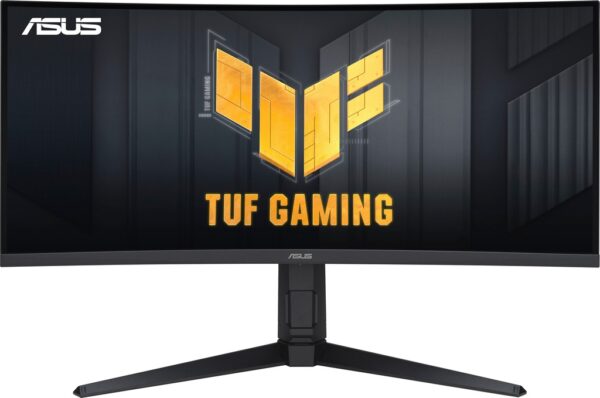 Der TUF Gaming VG34VQL3A ist ein 34-Zoll Ultra Wide QHD (3440 x 1440) 1500R Curved Gaming Monitor mit einer Bildwiederholrate von 180 Hz und einer GTG-Reaktionszeit von 1 ms für extrem immersives Gameplay. ASUS Extreme Low Motion Blur und AMD FreeSync™ Premium Pro ermöglichen butterweiche Spiele. Außerdem verfügt er über die DisplayHDR 400-Technologie