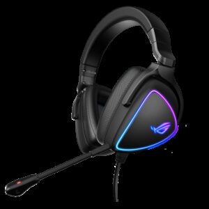 Das ASUS-AI-Noise-Cancelling-Mikrofon. Die anpassbare RGB-Beleuchtung