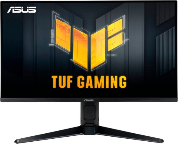 Der 28-Zoll-4K-UHD-Gaming-Monitor TUF Gaming VG28UQL1A verfügt über ein Fast-IPS-Panel und ist NVIDIA® G-SYNC®-kompatibel für blitzschnelles 144-Hz-Gaming. Seine clevere Kombination aus Display Stream Compression (DSC)