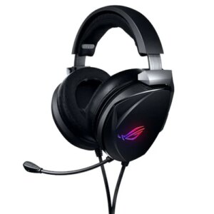 7.1-Surround-Sound mit acht ASUS-Essence-Treibern und virtuellen Subwoofern für unglaublich beeindruckenden Gaming-Sound und kraftvolle Bässe. Mikrofon mit KI-Geräuschunterdrückung für eine kristallklare Kommunikation im Spiel