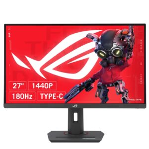 27-Zoll 3840 x 2160 4K HDR Gaming-Monitor mit ultraschneller 160Hz Bildwiederholrate. Die ASUS Extreme Low Motion Blur Sync (ELMB SYNC)- Technologie