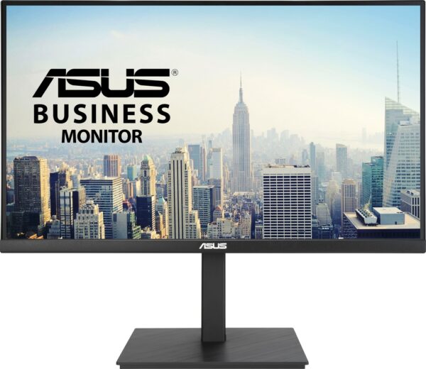 Der ASUS VA27ACFSN ist ein 27 Zoll QHD (2560 x 1440) Docking-Monitor mit einem rahmenlosen IPS-Panel für Weitwinkelbetrachtung