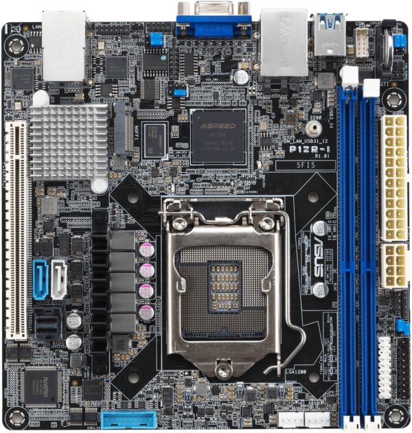 ASUS P12R-I ist ein Mini-ITX-Serverboard mit Intel® Tatlow-Plattform