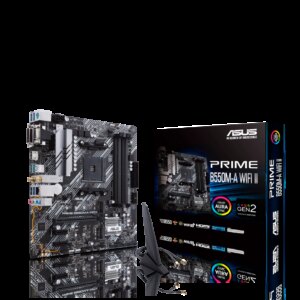 AMD B550 (Ryzen AM4) micro ATX Mainboard mit Dual M.2